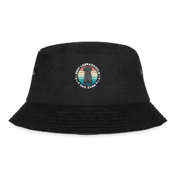 Labradoodle Dog - Bucket Hat - black - Front - Lela (165cm)