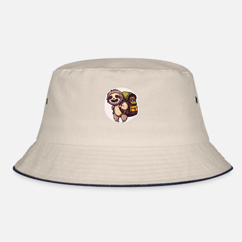 Hiking Sloth Bucket Hat