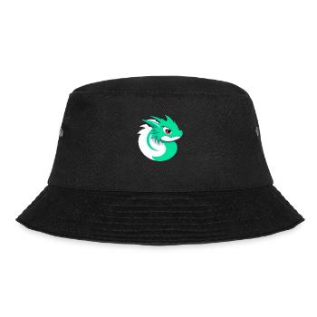 Cartoon Drache Feuer Fantasie Comic Drachen 1 - Bucket Hat - Schwarz - Vorne - Lela (165cm)