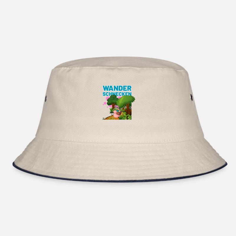 die Wanderschnecken blau Bucket Hat