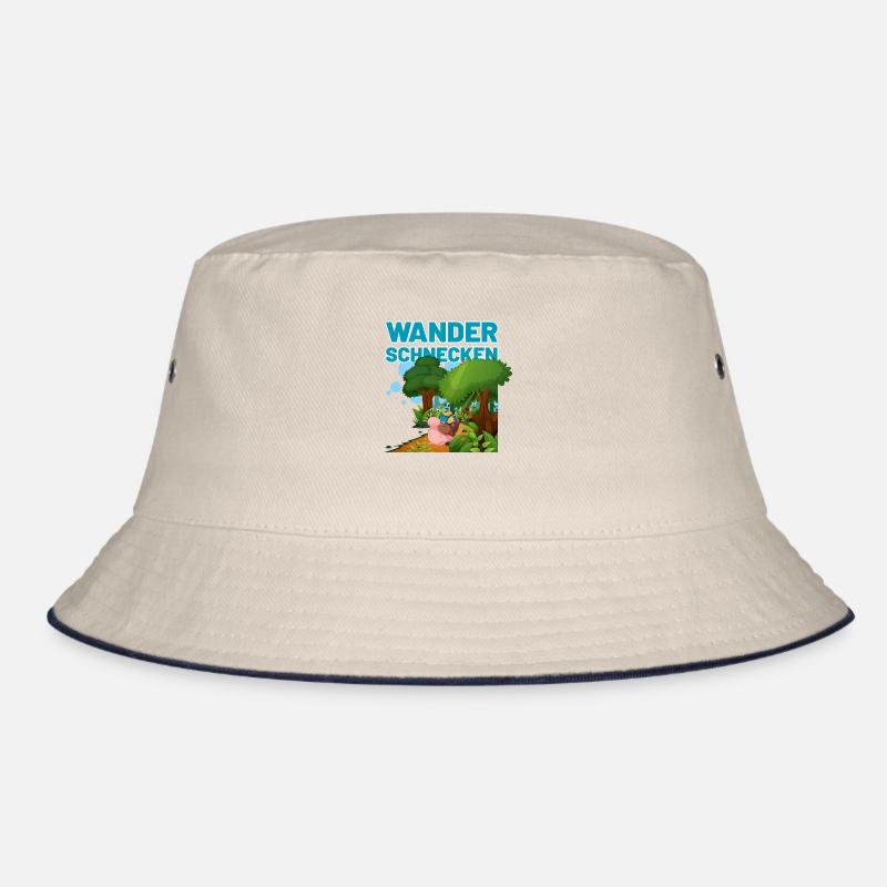 die Wanderschnecken blau Bucket Hat
