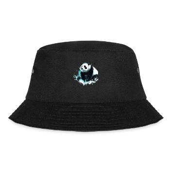 Panda - Bucket Hat - Schwarz - Vorne - Lela (165cm)