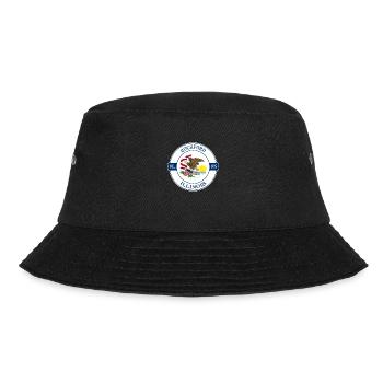 Rockford Illinois Flag USA Travel Souvenir Badge - Bucket Hat - black - Front - Lela (165cm)