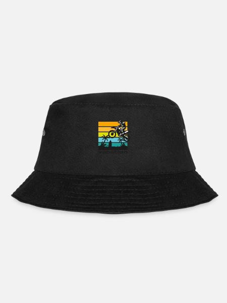 SUPER MOTO jump in vacation - Bucket Hat - Schwarz