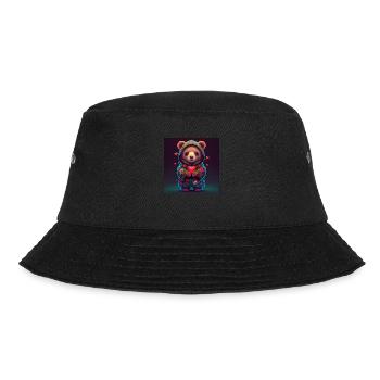 süßer teddy bär - Bucket Hat - Schwarz - Vorne - Lela (165cm)