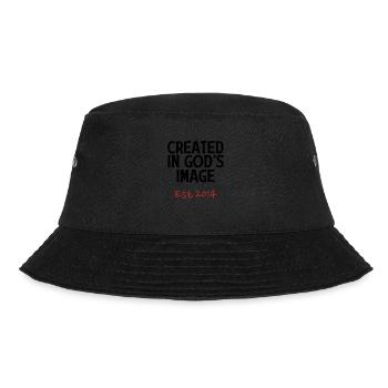 Geschaffen nach Gottes Bilde Est 2014 - Bucket Hat - Schwarz - Vorne - Lela (165cm)