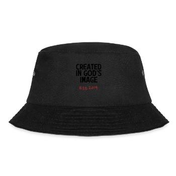 Created in God's Image Est 2019 - Bucket Hat - black - Front - Lela (165cm)