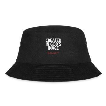 Geschaffen nach Gottes Bilde Est 2017 - Bucket Hat - Schwarz - Vorne - Lela (165cm)