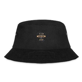 Blind Blind Visually Impaired Funny Gift - Bucket Hat - black - Front - Lela (165cm)