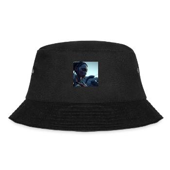 Warrior of a Cyber-punk world - Bucket Hat - black - Front - Lela (165cm)