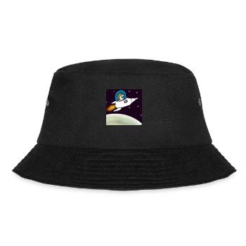 dog on mars - Bucket Hat - Schwarz - Vorne - Lela (165cm)