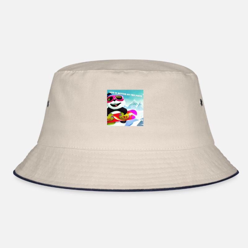 Panda sur Snowboard Variant 2 Cadeau Bob