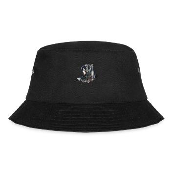Anime No19 - Bucket Hat - Schwarz - Vorne - Lela (165cm)