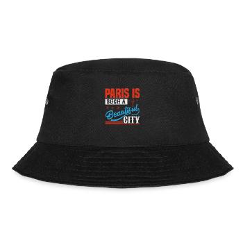 PARIS IST SO EINE SCHÖNE STADT - Bucket Hat - Schwarz - Vorne - Lela (165cm)