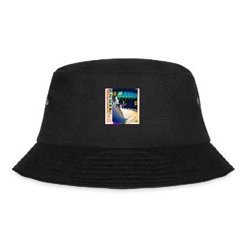 Geisha in der Stadt - Bucket Hat - Schwarz - Vorne - Lela (165cm)