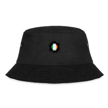 Dublin Skyline Irland Flagge Reisesouvenir - Bucket Hat - Schwarz - Vorne - Lela (165cm)