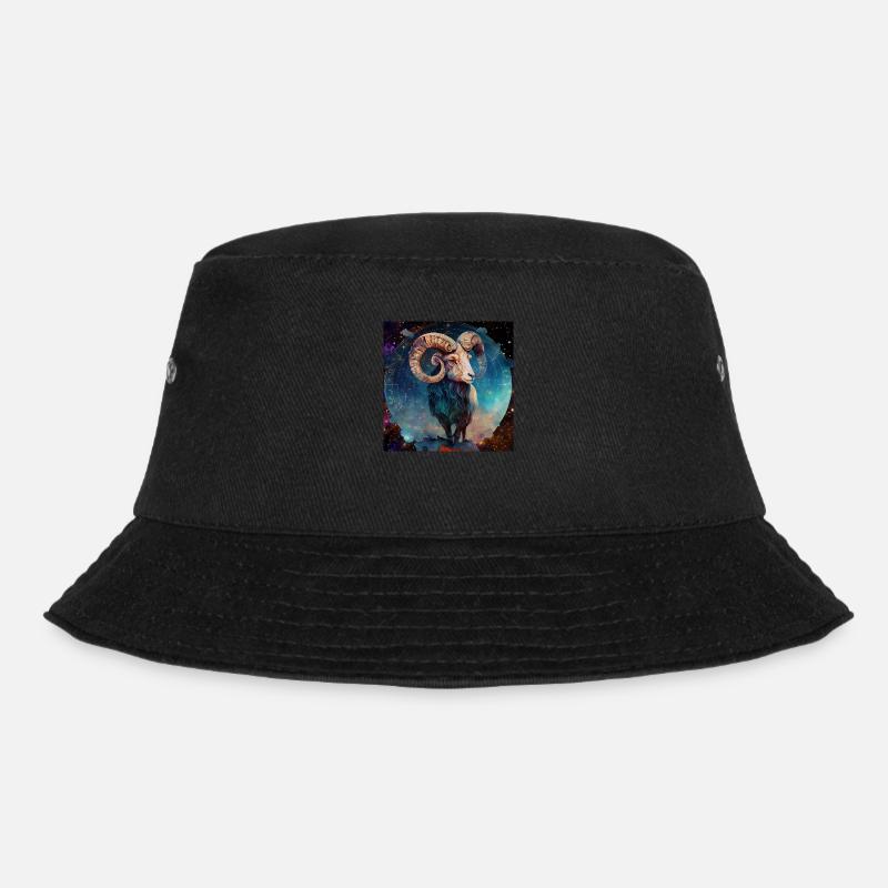 Sternzeichen Widder " Sternzeichen Widder" - Bucket Hat - Schwarz
