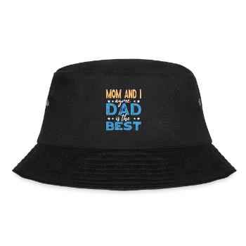 Father's Day – Best Daddy/Dad - Bucket Hat - black - Front - Lela (165cm)