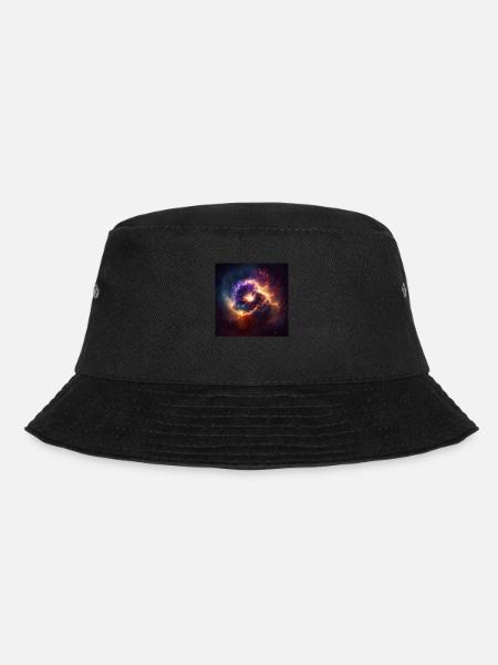 Kosmisches Universum n°8 - Bucket Hat - Schwarz