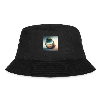 Landscape of the World n°2 - Bucket Hat - black - Front - Lela (165cm)