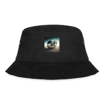 Landscape of the World n°3 - Bucket Hat - black - Front - Lela (165cm)