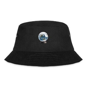 Gefangen in einer Schneekugel - Bucket Hat - Schwarz - Vorne - Lela (165cm)