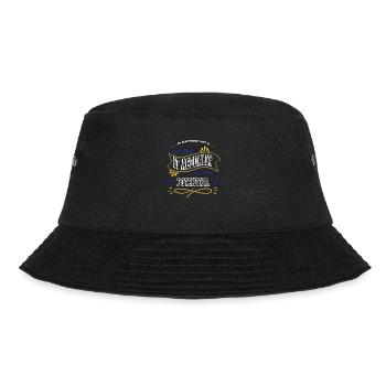 electrician apprentice engineer computer - Bucket Hat - Schwarz - Vorne - Lela (165cm)