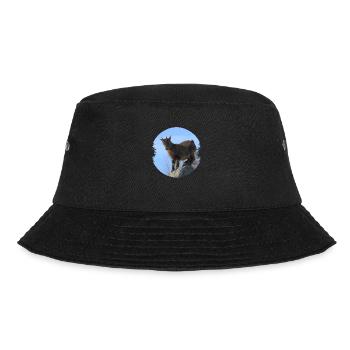 Ziegen im Hochgebirge sind gute Kletterkünstler - Bucket Hat - Schwarz - Vorne - Lela (165cm)