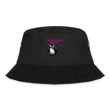 Stil kennt keine Grenzen Punk Pinguine - Bucket Hat - Schwarz - Vorne - Lela (165cm)