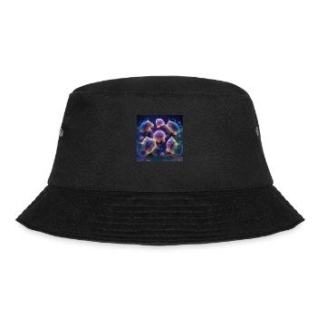 Amazing group of magic yellyfish - Bucket Hat - black - Front - Lela (165cm)