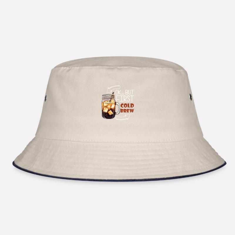OK... But First Cold Brew Bucket Hat