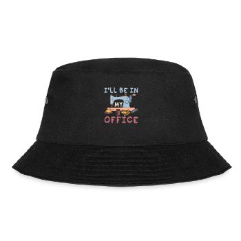 I'll Be In My Office Crafting Sewing Machine - Bucket Hat - black - Front - Lela (165cm)