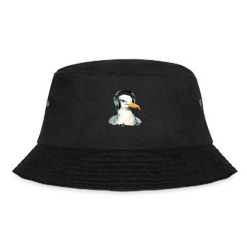 Limi the audiophile seagull - Bucket Hat - black - Front - Lela (165cm)