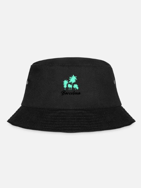 barcelona - Bucket Hat - Schwarz