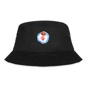 Ballet girl blue - Bucket Hat - black - Front - Lela (165cm)