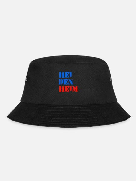Heidenheim blau rot - Bucket Hat - Schwarz