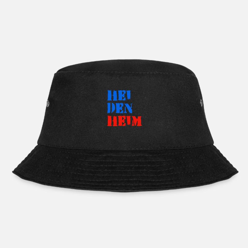 Heidenheim blau rot - Bucket Hat - Schwarz