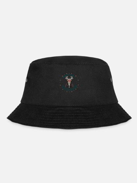 Rentier-Rebell auf der Flucht - Bucket Hat - Schwarz