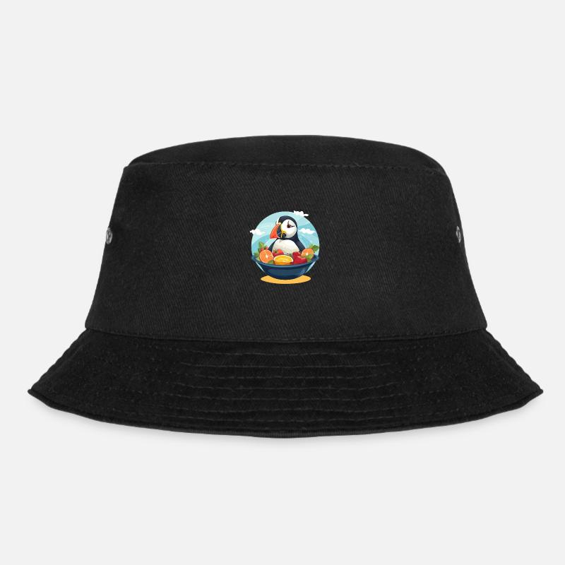 Papageientaucher - Bucket Hat - Schwarz