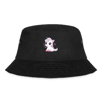 Cute Unicorn - Bucket Hat - black - Front - Lela (165cm)
