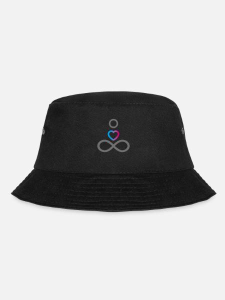 Body Mind Spirit and Infinity - Bucket Hat - Schwarz