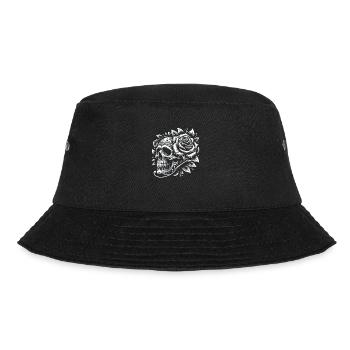 Ewiger Kontrast - Bucket Hat - Schwarz - Vorne - Lela (165cm)