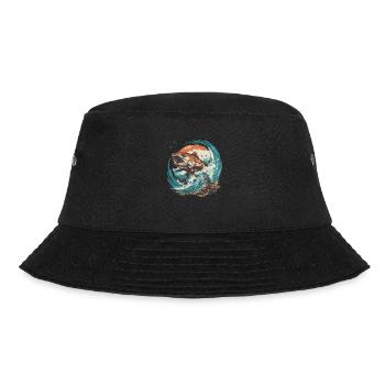 Angeln Fishing Ausflug Fische See Angelrute fisher - Bucket Hat - Schwarz - Vorne - Lela (165cm)