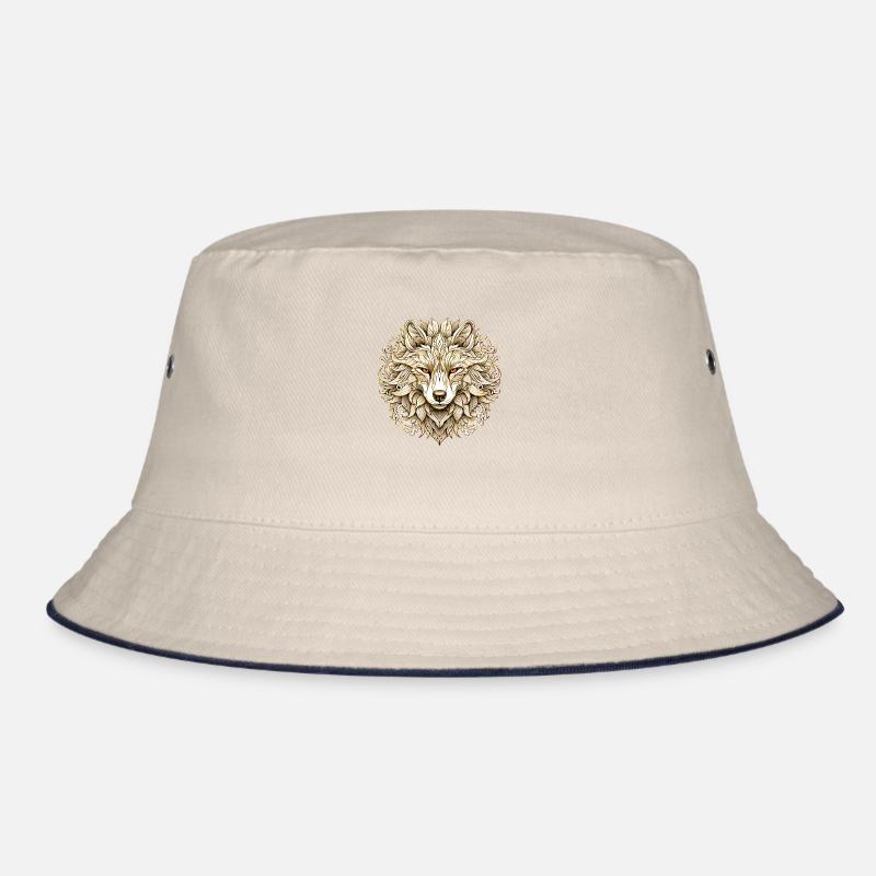 Goldener Wolf Bucket Hat