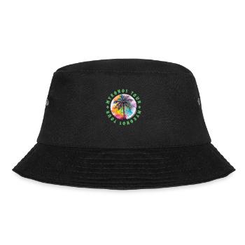Mykonos Tour Urlaub Plame Bunt - Bucket Hat - Schwarz - Vorne - Lela (165cm)
