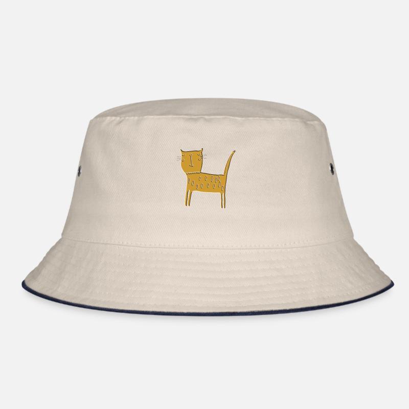 katze relief Bucket Hat