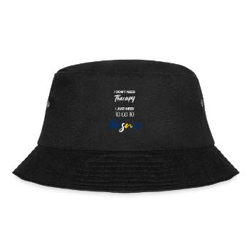 Bosnien lustige Geschenkidee bosnisch Therapie - Bucket Hat - Schwarz - Vorne - Lela (165cm)