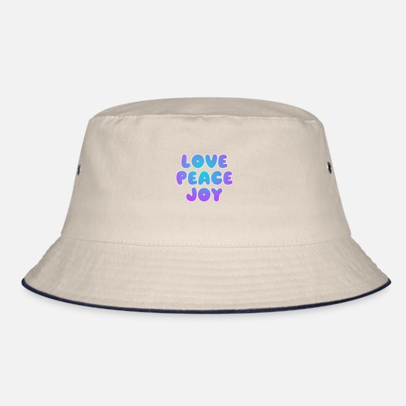 Liebe, Frieden, Freude Bucket Hat
