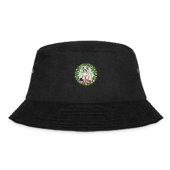 Ragdoll Katze Weihnachten - Bucket Hat - Schwarz - Vorne - Lela (165cm)