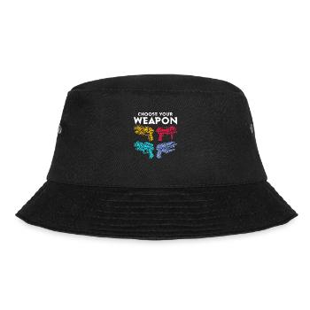 Choose Your Weapon Squirt Gun Summer Water Fun - Bucket Hat - black - Front - Lela (165cm)
